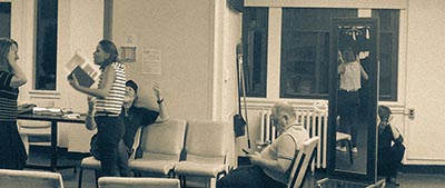 The Seagull - A photo from a rehearsal